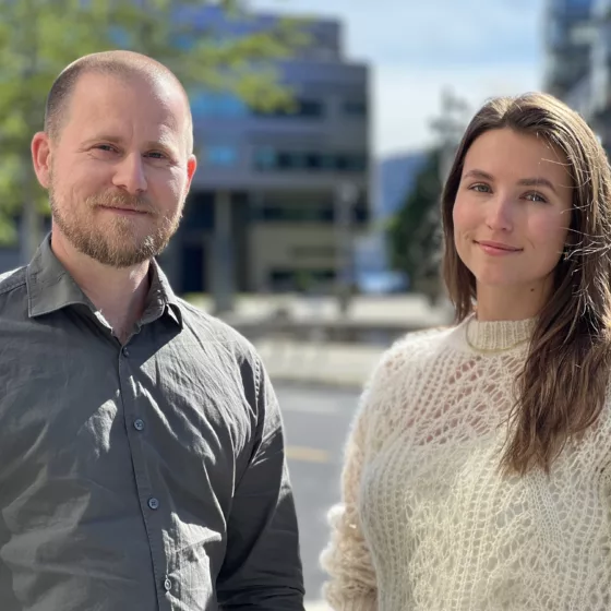 Tom Hetlevik og Malin Eikeland i Stavanger