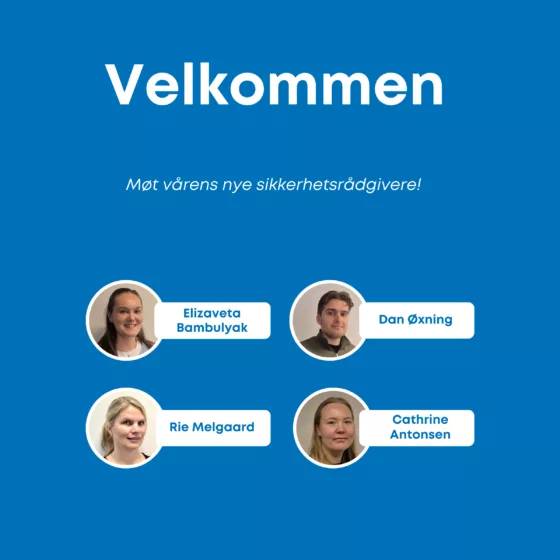 Velkommen vårens nyansatte IG